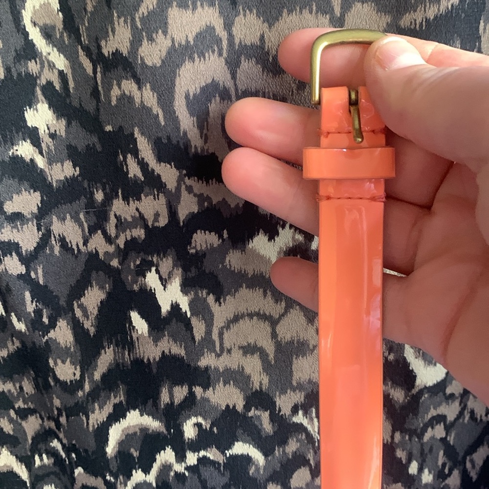 Black/Grey Patterned Flutter Sleeveless Dress Wit… - image 8